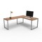 We'Re It Connect It L-Shaped Desk, 77 in D X 30 in H, 60 in W X Thermally Fused Laminate DI60304824L1BBF-BS-WAL - alternate 7